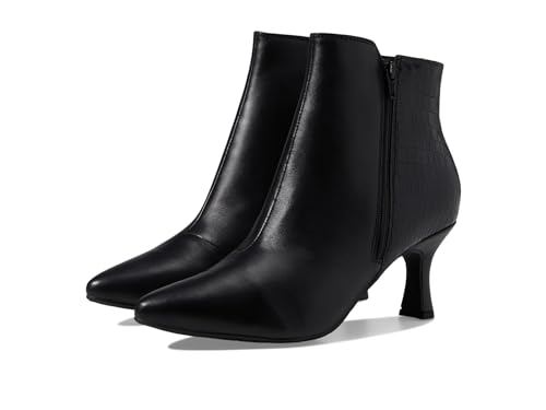 Clarks Women's Kataleyna Glow Ankle Boot, Schwarz Leder, 41.5 EU von Clarks