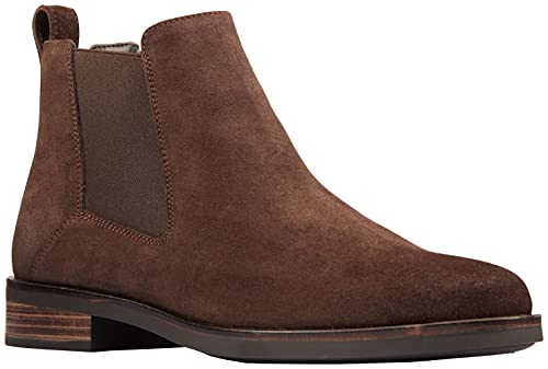 Clarks Women's Memi Top Dark Brown Suede 9 M von Clarks