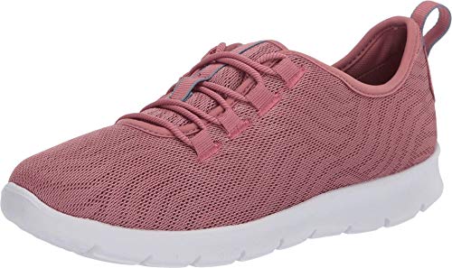 Clarks Women's Step Allena Go Sneaker, Mauve Pink Mesh, 095 M US von Clarks