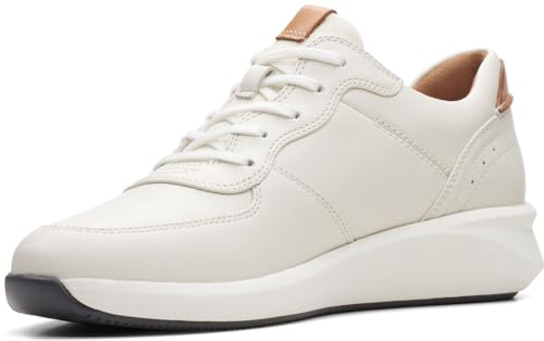 Clarks Women's Un Rio Sprint Sneaker, White Combi, 6.5 von Clarks