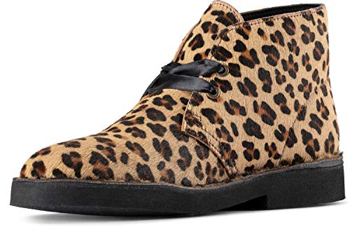 Clarks - Womens Desert Boot 2? W Stiefel, 40 EU, Leopard Print von Clarks