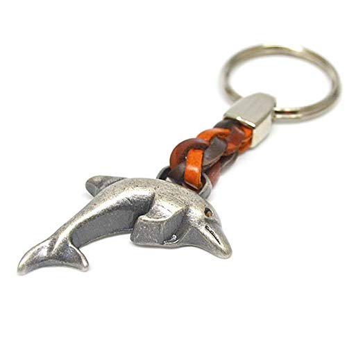 ClaroSchmuck Schlüssel-Anhänger Delfin, Geschenk, Accessoire, ca. 9cm von ClaroSchmuck