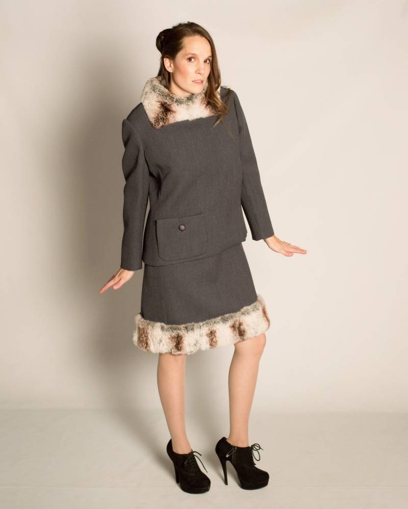 1960Er Jahre Pelz Winterkombi Aus Wolle von ClashDayton