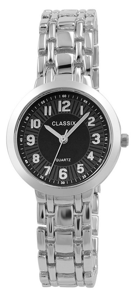 Clasixx Quarzuhr 1800256 CLASSIX Damenuhr mit Metallband von Clasixx