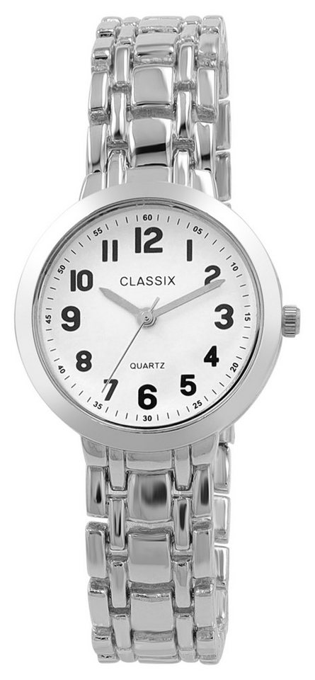 Clasixx Quarzuhr 1800256 CLASSIX Damenuhr mit Metallband von Clasixx
