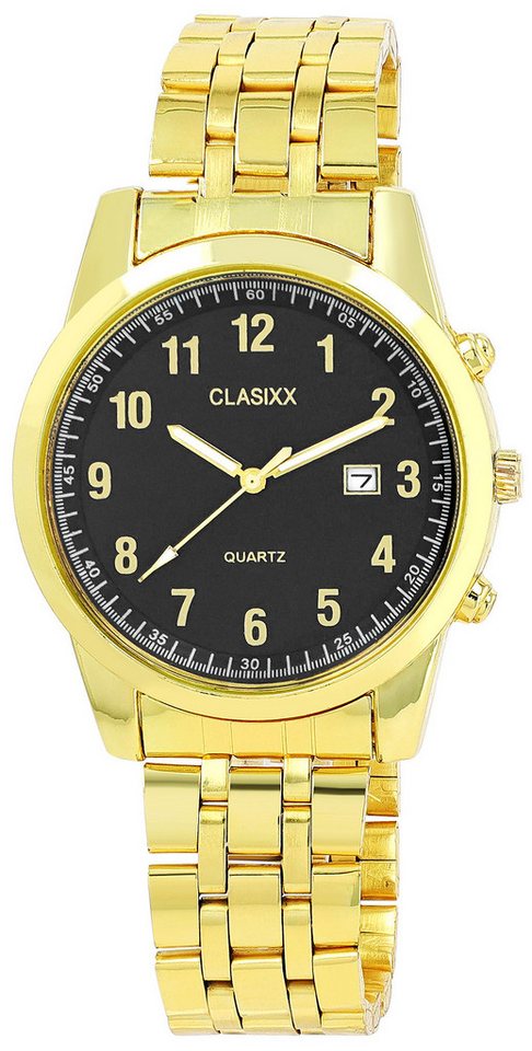 Clasixx Quarzuhr 2800113 CLASIXX Herrenuhr mit Edelstahlband von Clasixx