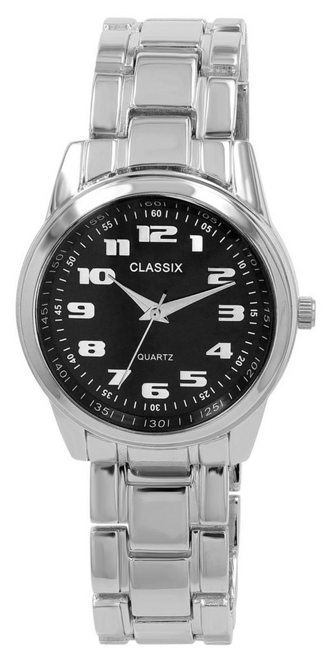Clasixx Quarzuhr 2800118 CLASSIX Herrenuhr mit Metallband, Ř 39 mm von Clasixx
