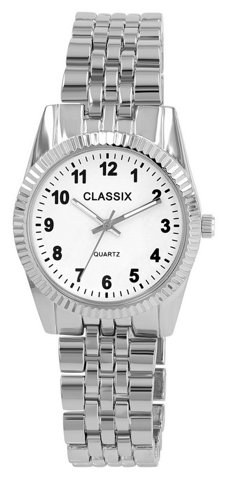 Clasixx Quarzuhr 2800120 CLASSIX Herrenuhr mit Metallband von Clasixx