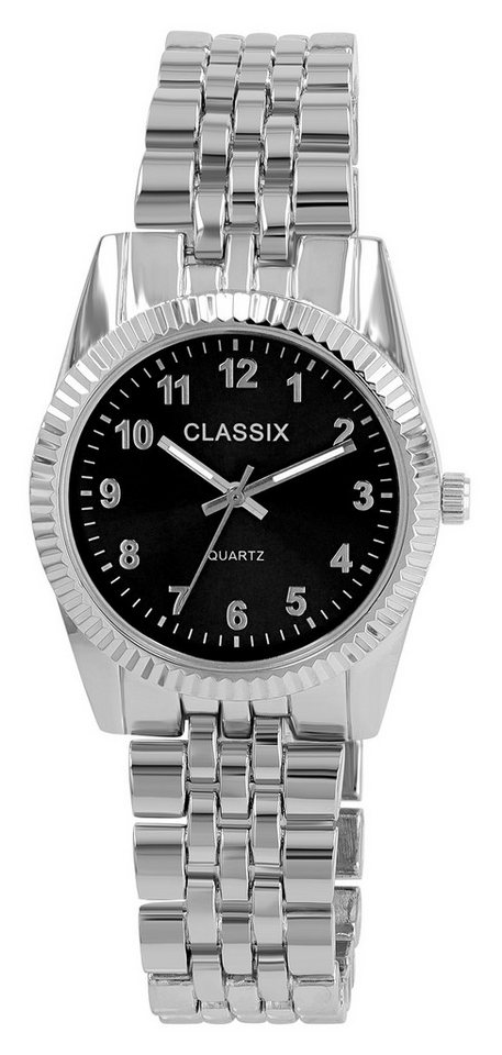 Clasixx Quarzuhr 2800120 CLASSIX Herrenuhr mit Metallband von Clasixx