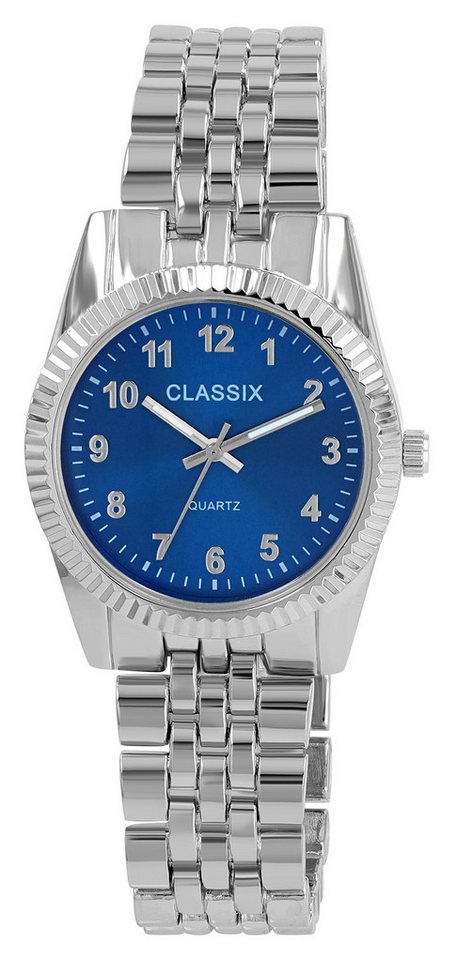 Clasixx Quarzuhr 2800120 CLASSIX Herrenuhr mit Metallband von Clasixx