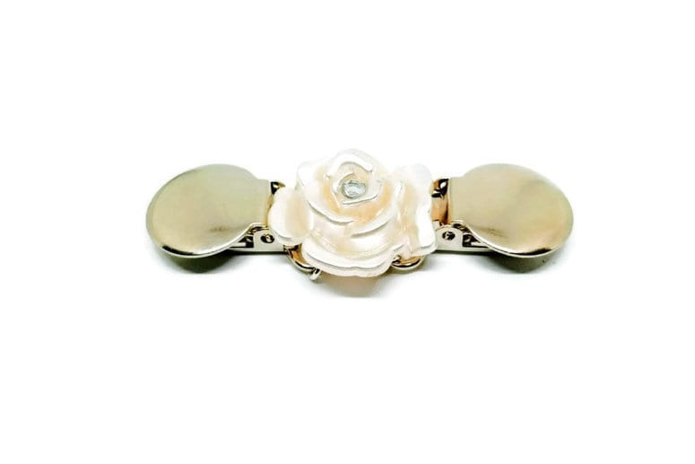 Weiße Rose Cinch Clip, Pullover Kleid Kleidung Handgemachter Schmuck, Cardigan Taille Clip Weiße Rose Cinch Clip, Pullover Kleid Kleidung Handgemachter Schmuck, Cardigan Taille Clip von ClaspItBoutique