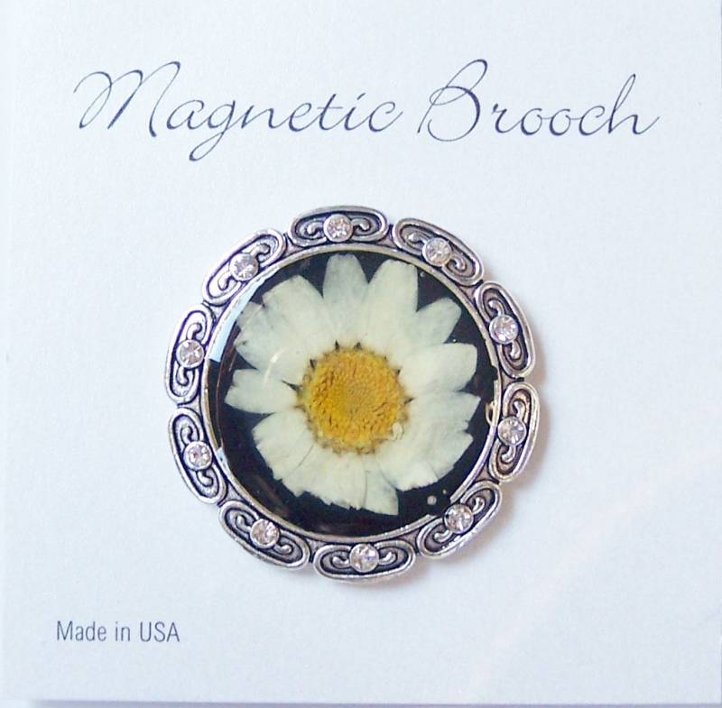 Magnet Brosche Clip Verschluss Pin Metall Acryl Beschichtet Gepresste Blume Accessoire Schals Schal von Clasplady