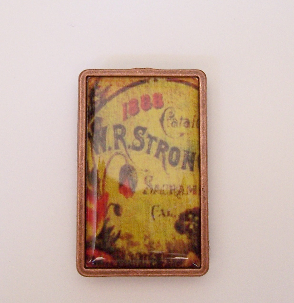 Magnet Brosche Clip Verschluss Pin Vintage Look Design Kupfer Ton Metall Accessoire Schals von Clasplady