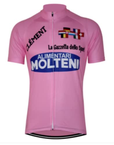 Class'Icc Molteni Eddy Merckx Vintage Retro Herren Geschenkbox Radsport Giro Vuelta, Rosa, M von Class'Icc