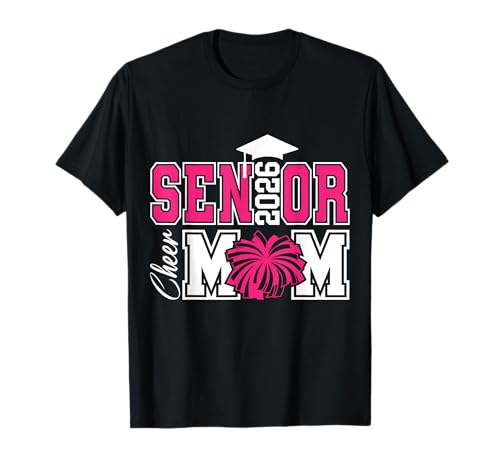 Cheerleader Cheer Mama Class of 2026 Cheerleading Abschlussfrauen T-Shirt Cheerleader Cheer Mama Class of 2026 Cheerleading Abschlussfrauen T-Shirt von Class Of 2026 Cheer Senior Cheerleader Apparel