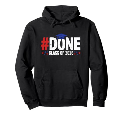 Klasse von 2026 Fertig Abschlussstudent für ihn Her Senior 26 Pullover Hoodie Klasse von 2026 Fertig Abschlussstudent für ihn Her Senior 26 Pullover Hoodie von Class Of 2026 Done Graduation Graduate Celebration