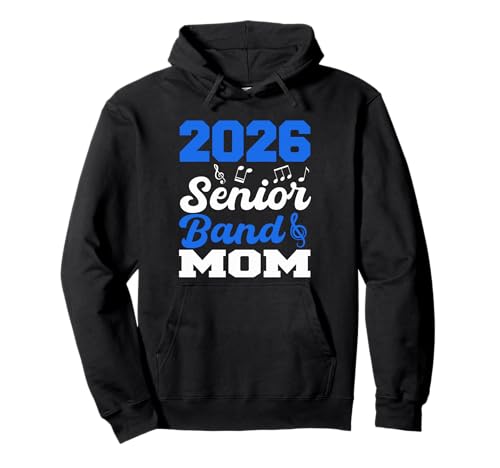 2026 Seniorenband Mama Class of 2026 Elternabschluss Pullover Hoodie von Class Of 2026 Senior Band Family