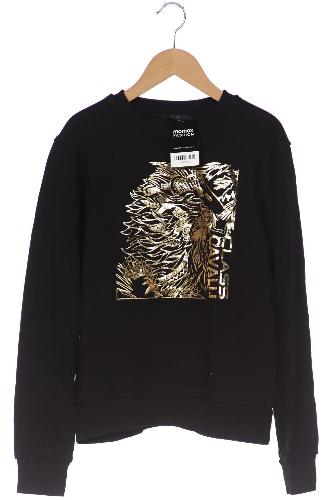 Class Roberto Cavalli Damen Sweatshirt, schwarz von Class Roberto Cavalli