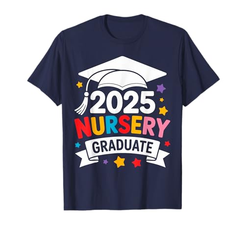 2025 Kindergarten Graduate Vorschule Lustiger Abschluss für Kinder T-Shirt 2025 Kindergarten Graduate Vorschule Lustiger Abschluss für Kinder T-Shirt von Class of 2025 Nursery Preschool Graduation