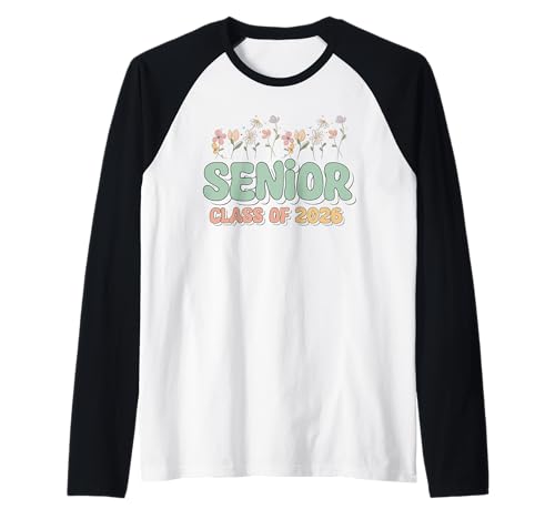 Class of 2026 Senior 2026 Graduation 2026 Floral Girls Women Raglan Class of 2026 Senior 2026 Graduation 2026 Floral Girls Women Raglan von Class of 2026 Floral Senior Graduation Tee