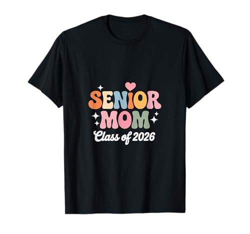 Outfit-Kurs für ältere Mütter von 2026 Vintage Proud Mama T-Shirt von Class of 2026 Graduation Proud Mom Tees