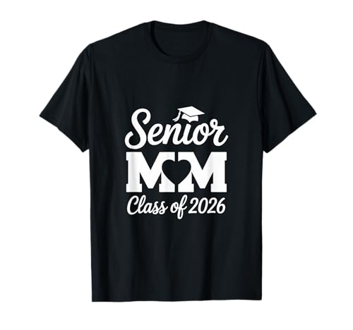 Schulabgängerin Proud Mama Outfit Absolventin der Klasse 2026 T-Shirt von Class of 2026 Graduation Proud Mom Tees
