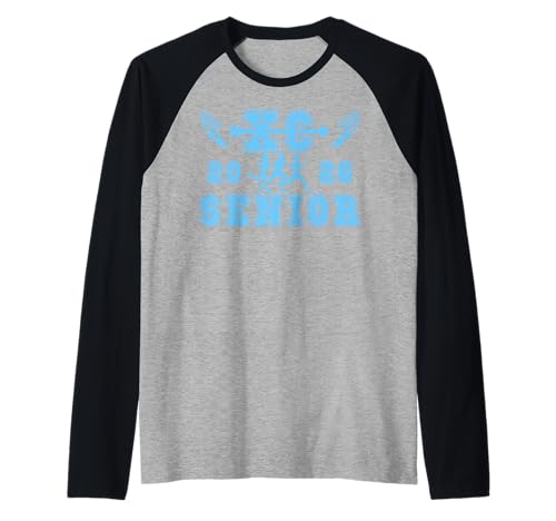 Langlauf Seniorenabend XC Senior 2026 Graduierung 49 Raglan von Class of 2026 Graduation Shirts