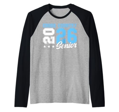 Langlauf Seniorenabend XC Senior 2026 Graduierung 53 Raglan von Class of 2026 Graduation Shirts