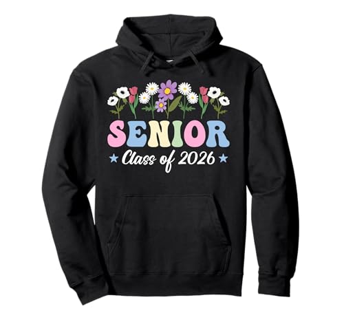 Klasse von 2026 Senior 2026 Abschluss 2026 Floral Girls Women Pullover Hoodie Klasse von 2026 Senior 2026 Abschluss 2026 Floral Girls Women Pullover Hoodie von Class of 2026 Senior 2026 Graduation 2026 Merch.