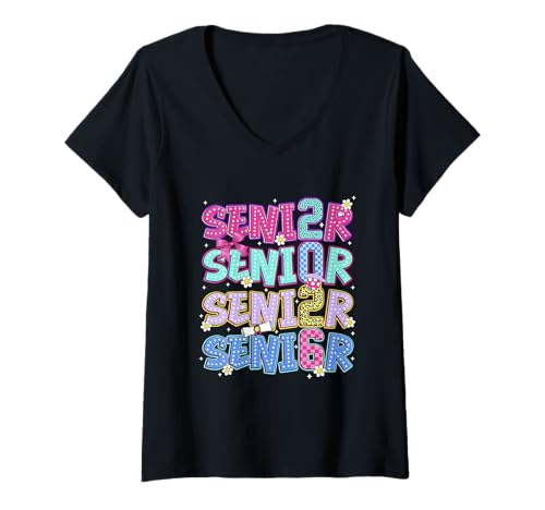 Damen Class of 2026 Senior 2026 Graduation 2026 Student Men Women T-Shirt mit V-Ausschnitt Damen Class of 2026 Senior 2026 Graduation 2026 Student Men Women T-Shirt mit V-Ausschnitt von Class of 2026 Senior 2026 Graduation 2026 Student