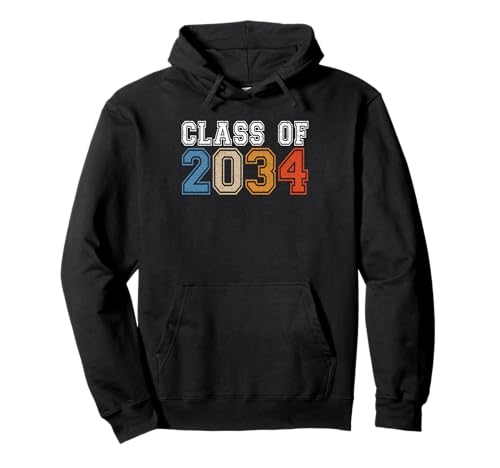 Class Of 2034 Graduate Shirts for Men Women Retro Graduation Pullover Hoodie von Class of 2034 Graduation Gifts 2034 Graduate Store