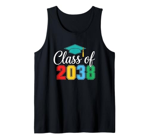 Klasse von 2038 „Grow with Me“, niedlich, für Kinder Tank Top Klasse von 2038 „Grow with Me“, niedlich, für Kinder Tank Top von Class of 2038 Grow with Me Graduation Fun
