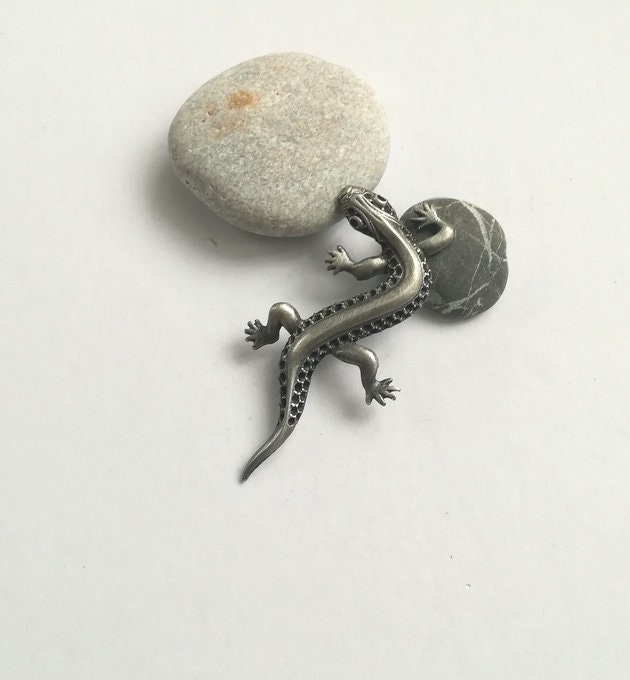 200071 - Eidechsen-Zinn-stück von ClassOfGlass