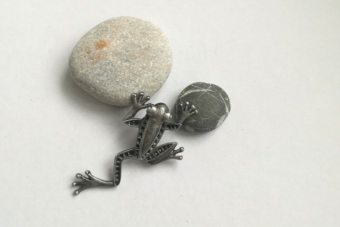 200072 - Frosch-Zinn-stück von ClassOfGlass