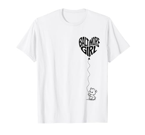 Süßes Mädchen aus Baltimore Home Pride Ikonische Mädchen aus Baltimore T-Shirt Süßes Mädchen aus Baltimore Home Pride Ikonische Mädchen aus Baltimore T-Shirt von Classic Baltimore Hometown Designs