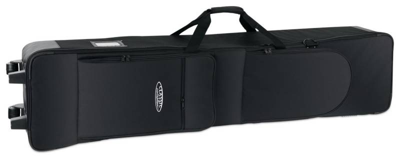 Classic Cantabile Piano-Transporttasche G1 Keyboardtasche mit Trolley - Innenmaße: 133 x 30 x 17 cm, Schaumstoffpolsterung - 2 große Außentaschen von Classic Cantabile
