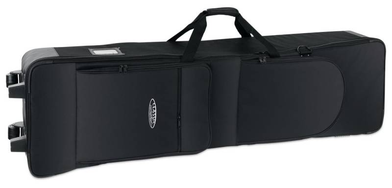 Classic Cantabile Piano-Transporttasche G2 Keyboardtasche mit Trolley - Innenmaße: 138 x 36,5 x 17 cm, Schaumstoffpolsterung - 2 große Außentaschen von Classic Cantabile