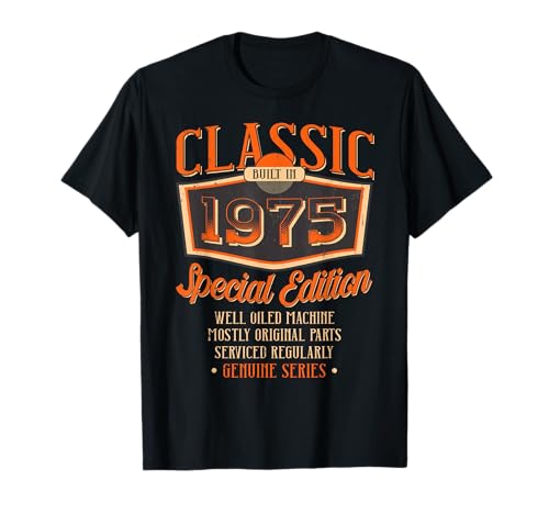 Vintage 46. Geburtstag 46 Jahre Classic 1975 Herren Damen T-Shirt Vintage 46. Geburtstag 46 Jahre Classic 1975 Herren Damen T-Shirt von Classic Cars Motorcycles Birthday Gift Special Ed.