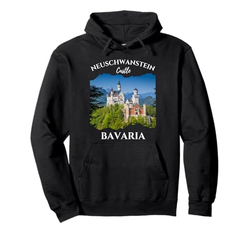 Schloss Neuschwanstein in Bayern Deutschland Souvenir Herren Jungen Pullover Hoodie Schloss Neuschwanstein in Bayern Deutschland Souvenir Herren Jungen Pullover Hoodie von Classic German Castles European Architecture Women