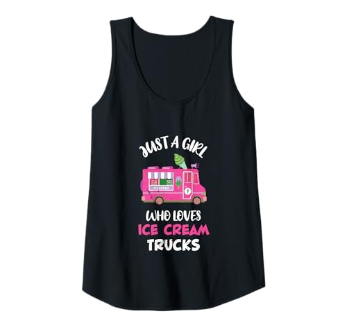 Damen Ice Cream Truck Driver Nur EIN Mädchen, das Ice Cream Truck liebt Tank Top Damen Ice Cream Truck Driver Nur EIN Mädchen, das Ice Cream Truck liebt Tank Top von Classic Ice Cream Truck Driver Nostalgic Vehicle