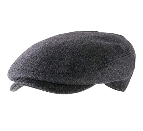 Classic Italy - Flatcap, Schiebermütze, Newsboy Cap wasserabweisend L'anglaise - Size 57 cm - Anthracite von Classic Italy