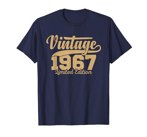 Vintage 57th Birthday Decorations Men Funny 1967 57 Birthday T-Shirt Vintage 57th Birthday Decorations Men Funny 1967 57 Birthday T-Shirt von Classic Retro Birthday Gift Co.