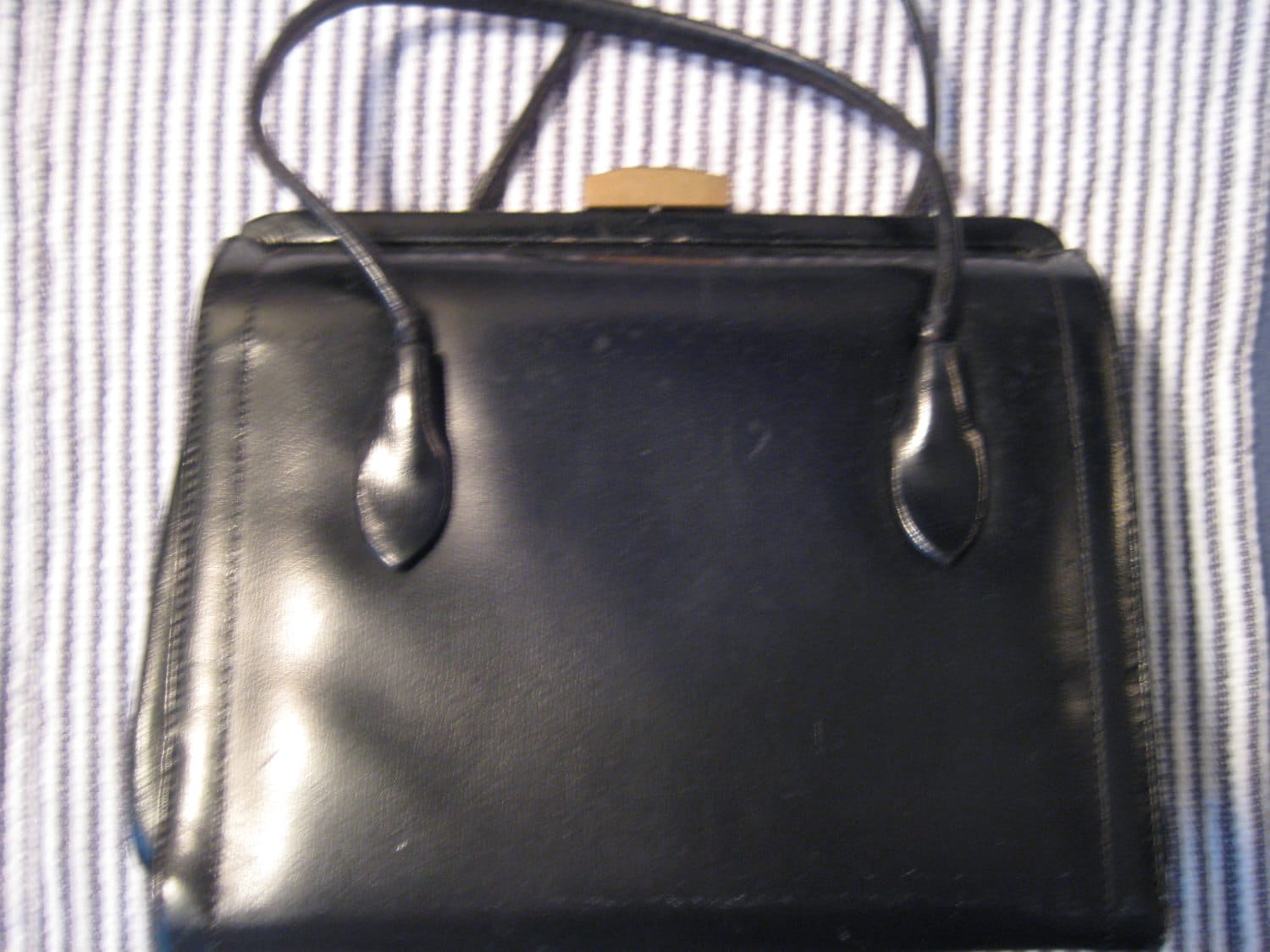 Dunkelbraune Vtg Kelly Tasche von ClassicBagsSP