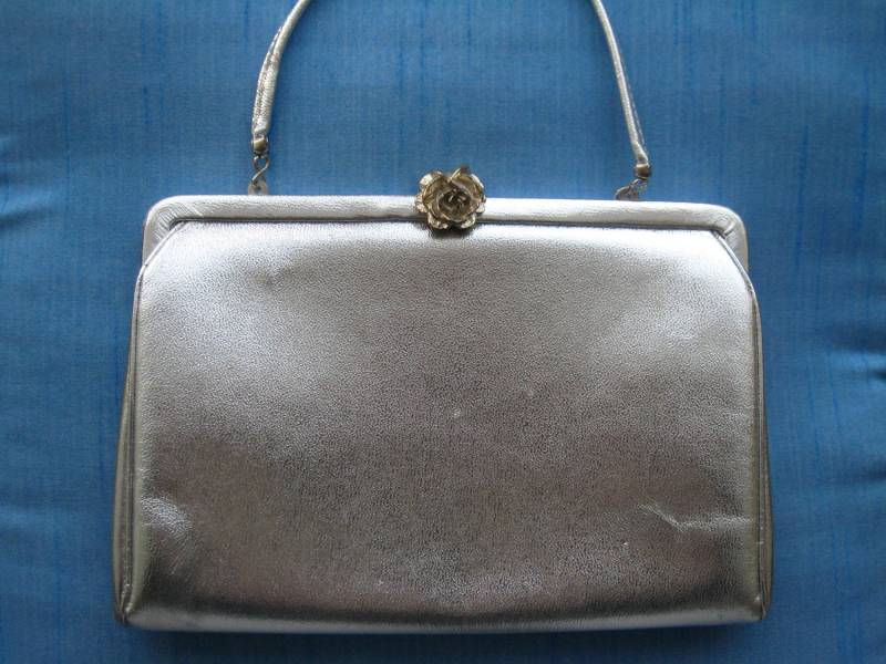 Liebling Silber Lame Handtasche Von After Five von ClassicBagsSP