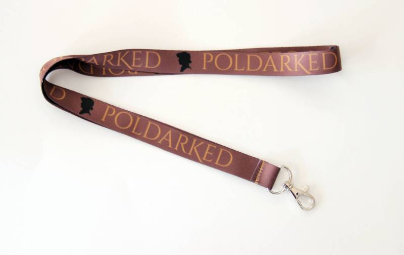 Poldarked Themed 17 "Lanyard Ross Poldark Bookish von ClassicBookWallets