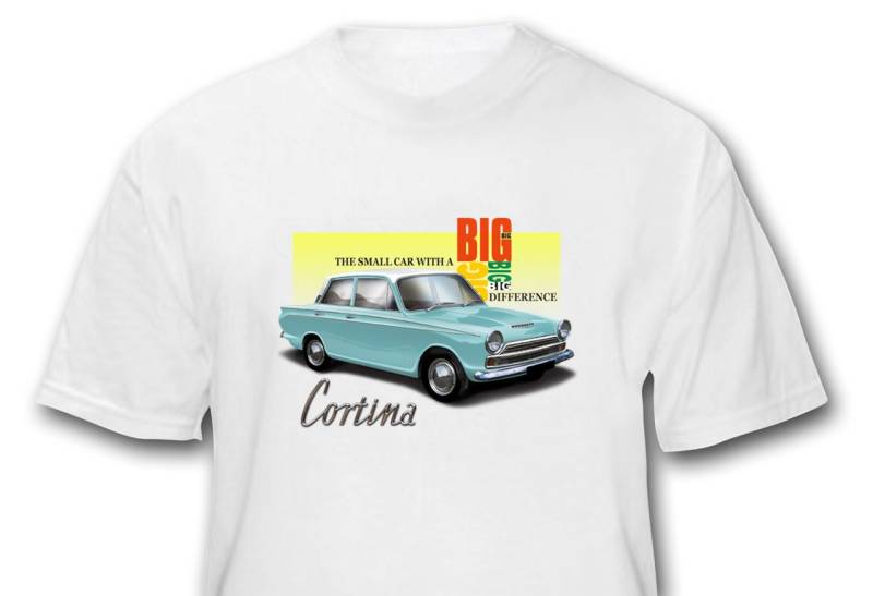 Personalisierte T Shirt Ihrer Cortina Mk1 Personalisierte T Shirt Ihrer Cortina Mk1 von ClassicCarPrints