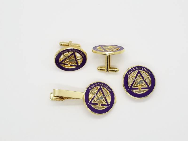 Masonic Krawattennadel Manschettenknöpfe Set Royal Master Schmuck von ClassicDesignsGifts