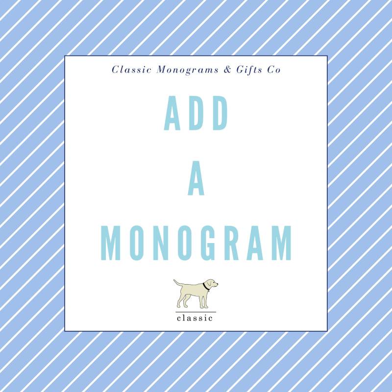 Füge Ein Monogramm | Einen Namen Hinzu Add-On To Order von ClassicMonogramGifts