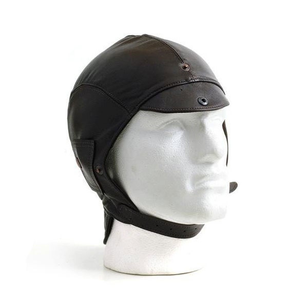 Brauner Lederhelm Für Oldtimer - Oder Flugbegeisterte, Stirn - Und Nackenschirm Sonnenschutz, Hut Im Ww2-Stil Mit Verstellbarem Riemen Brauner Lederhelm Für Oldtimer - Oder Flugbegeisterte, Stirn - Und Nackenschirm Sonnenschutz, Hut Im Ww2-Stil Mit Verstellbarem Riemen von ClassicParts