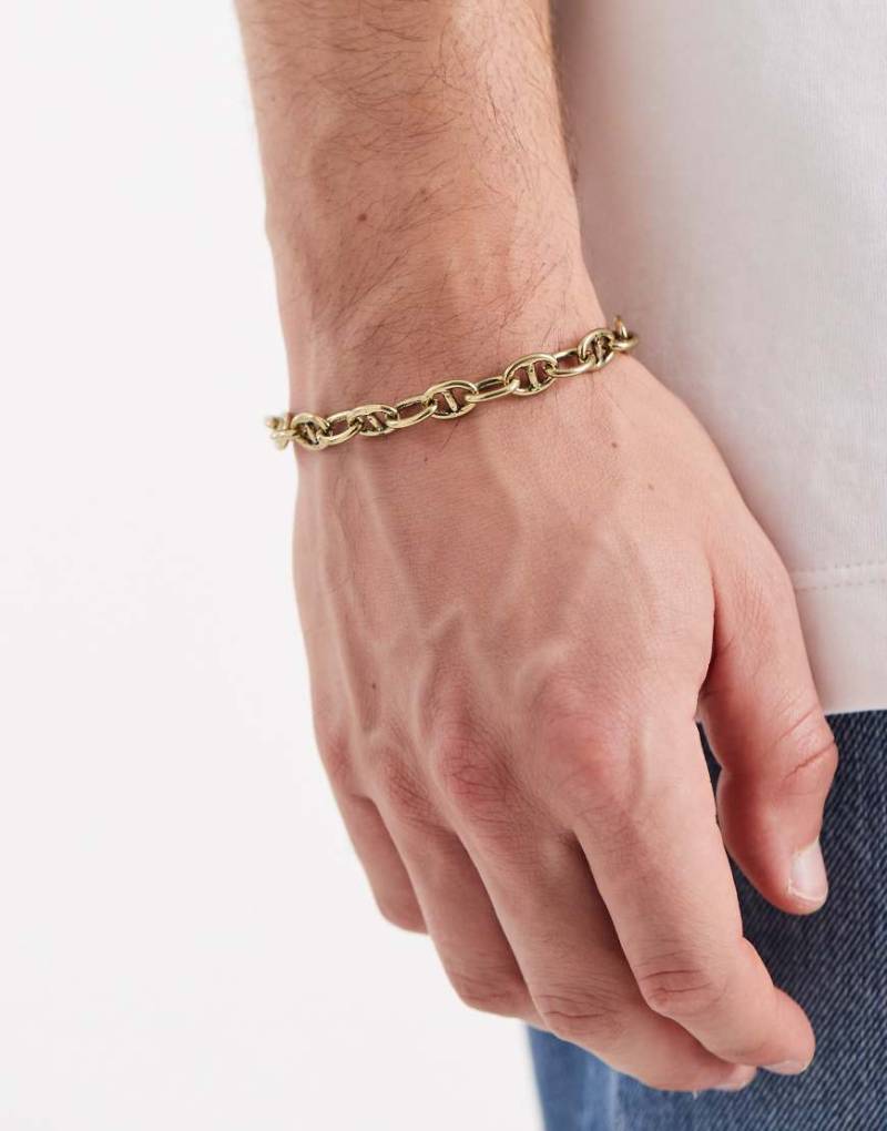 Classics 77 - Armband in Vintage-Goldoptik mit detailreichen Kettengliedern-Goldfarben von Classics 77